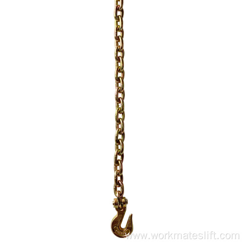 Custom Welded Lifting Chain With Hook